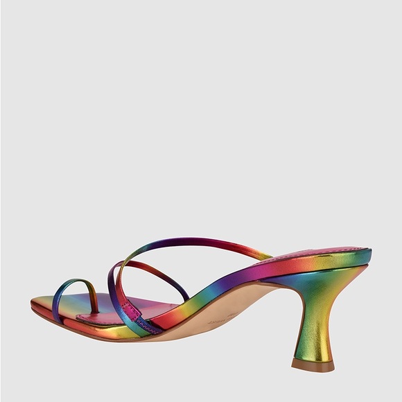 Nine West Mid heel slide (rainbow) 8.5 - Picture 4 of 14